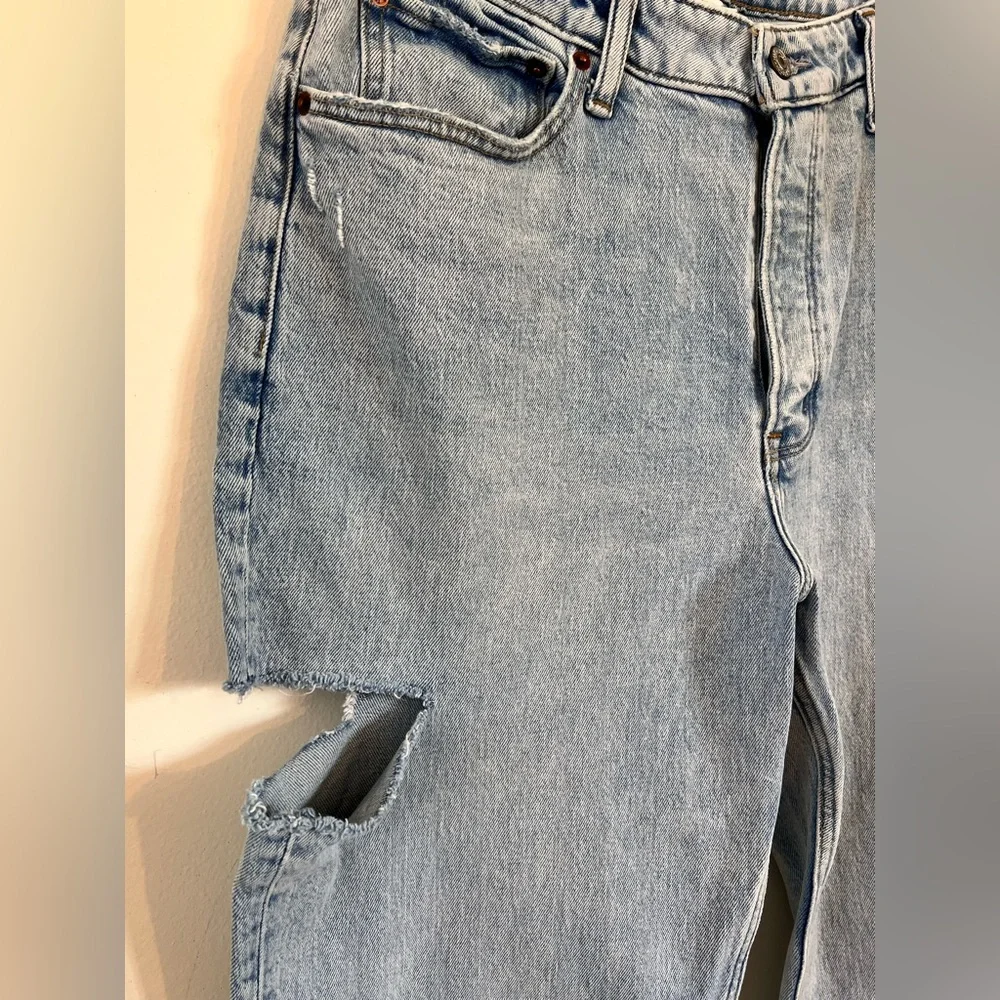 Abercrombie the dad high rise curve love jeans size 10xs - Picture 4 of 7
